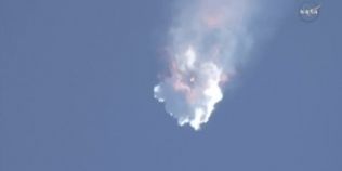VIDEO O racheta a companiei americane SpaceX a explodat imediat dupa lansare