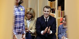 VIDEO Salonul cartii de la Paris, deschis oficial de presedintele Macron. Standul Romaniei e pozitionat central